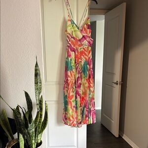 Flying Tomato Vibrant Floral Dress